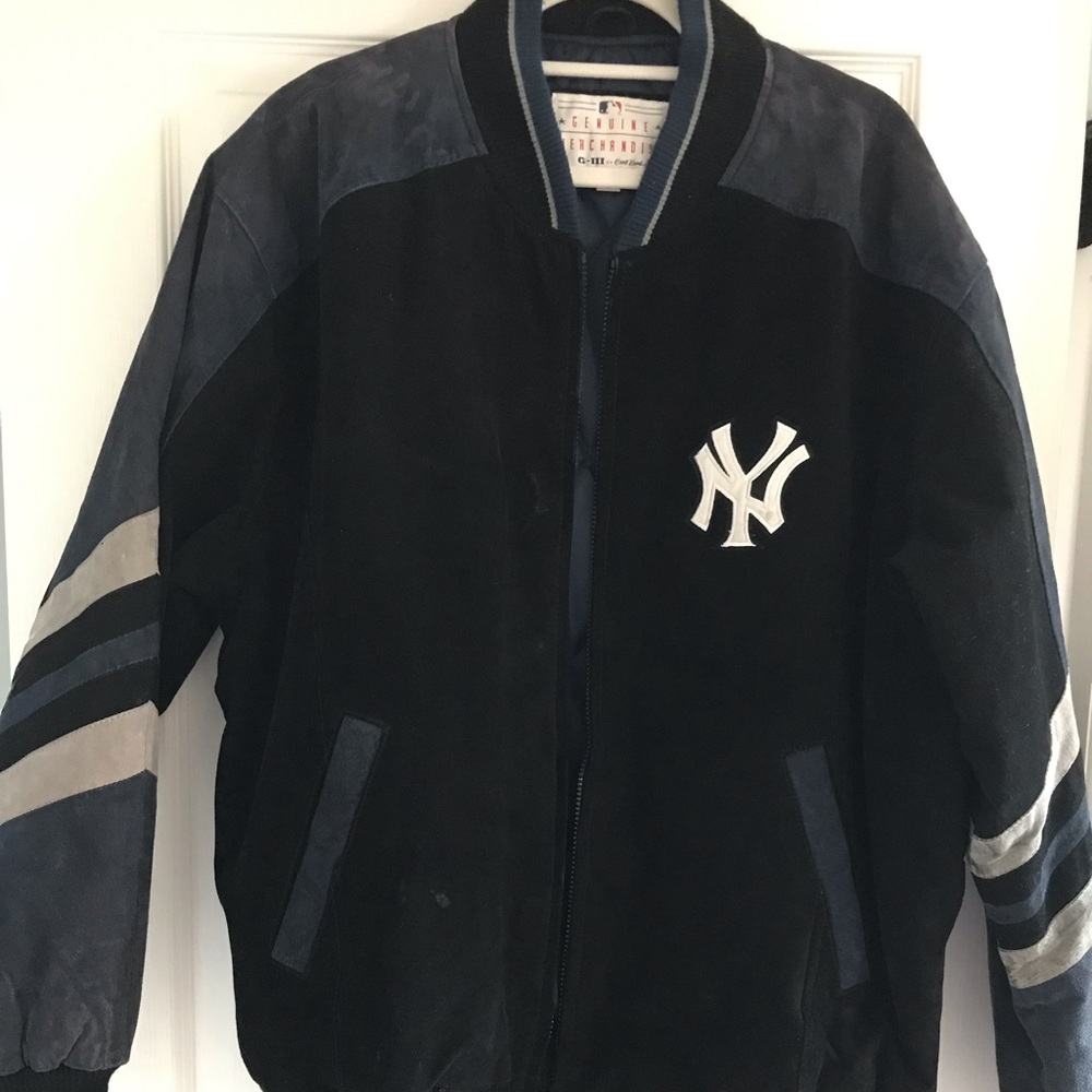 Officially Licensed NYY Genuine Suede Men’s Jacket